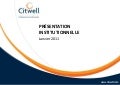Présentation Citwell Janvier 2011