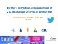 Twitter: extraction, regroupement et visualisation pour la veille stratégique