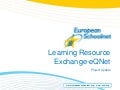 Presentation of eQNet to LRE subcommittee october 11, 2011