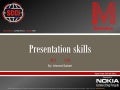 Presentation skills