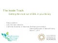 The Inside Track: Getting the most out of BHL in your library
