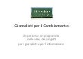 Giornalisti per il cambiamento