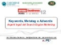 Keywords, Metatag e Adwords: aspetti legali del Search Engine Marketing 
