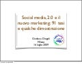 Gianluca Diegoli - Il nuovo marketing: 91 tesi