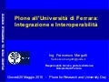 Plone all'Università di Ferrara: Integrazione e Interoperabilità