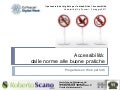 Accessibilità: dalle norme alle buone pratiche