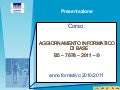 Preseentazione corso Aggiornamento Informatico di Base