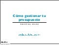 Presupuesto de Marketing  online para un eCommerce