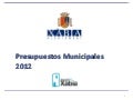 Presupuestos municipales 2012