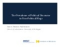 The Prevalence of Political Discourse in Non-Political Blogs