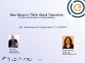 UIE Virtual Seminar Preview - New Ways To Think About Taxonomy