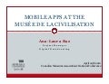 Mobile apps at the Musée de la civilisation