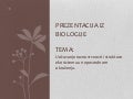 Prezentacija iz biologije - ekosistemi