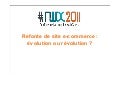 NWX2011 - Refonte de site e-commerce