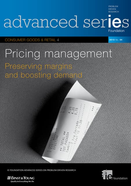 Pricing in Retail & CG