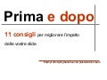 Prima E Dopo. 11 consigli per migliorare l&rsquo;impatto delle vostre slide
