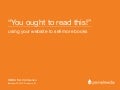 Using Your Website to Sell More Books