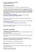 Primary Languages Show 2011