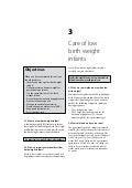 Primary Newborn Care: Care of low birth weight infants