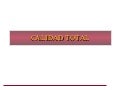 Principios de Calidad Total