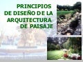Principios del diseño de la arquitectura del paisaje