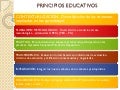 Plan de Centro, criterios de distribución tiempo escolar, agrupamientos y principios educativos