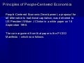 Reimagining capitalism -  Principles of people centered economics