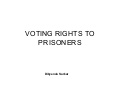 Prisoners’ emfranchisement