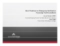 Best Practices for Emergency Notification Featuring The Private Bank