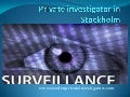 Private investigator in stockholm