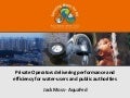 Private operators delivering performance   jack moss