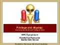 Privilege and Allyship: Owning Our Stuff and Taking Action