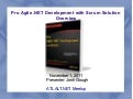 Pro Agile .NET Development Solution Overview