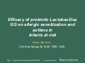 Probiotic lgg no benefit in infant allergy
