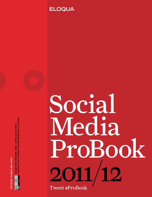 The Social Media ProBook by JESS3 and Eloqua