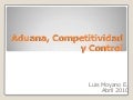 1º ciclo de conferencias  Procesos aduaneros