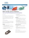 Process Comparison - Laser Plastic Welding v. The Competition