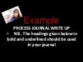 Process journal