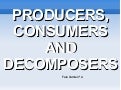 Producers,consumers and decomposers fatu camara 4ºa