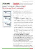 Veeam diferencias entre versión Standard y Enterprise de Backup & Replication