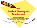 An introduction to product planning and development