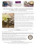 Professional Ethics for Massage & Bodywork Therapists CE Workshop