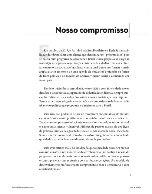 Programa de Governo de Marina Silva