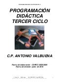 Programación didáctica tercer ciclo ceip antonio valbuena