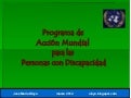 Programa de acción mundial.