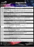 Programa de conferencias y talleres Expo Canitec 2011
