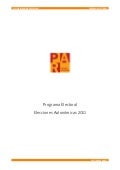 Programa Electoral PAR 2011