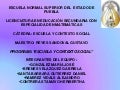 Programa escuela y contexto social