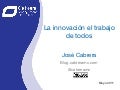 La innovación el trabajo de todos