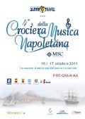 Programma IV Crociera della Musica Napoletana